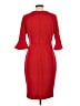 Assorted Brands Solid Red Cocktail Dress Size L - photo 2