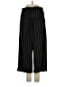 June & Hudson Stripes Black Casual Pants Size S - photo 1