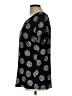Pleione Polka Dots Black Short Sleeve Top Size L - photo 5