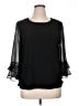 Cynthia Steffe Black 3/4 Sleeve Blouse Size XL - photo 1