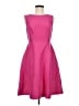 Talbots Solid Pink Cocktail Dress Size 6 - photo 1