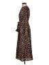 Boden 100% Polyester Animal Print Brown Casual Dress Size 2 (estimated) - photo 5