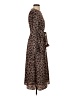 Boden 100% Polyester Animal Print Brown Casual Dress Size 2 (estimated) - photo 4