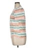 Ava James 100% Polyester Stripes Teal Short Sleeve T-Shirt Size XL - photo 5