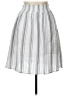 Universal Thread Stripes White Ivory Casual Skirt Size L - photo 1