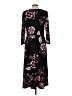Talbots Floral Black Casual Dress Size 12 - photo 2