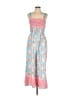 Unbranded 100% Polyester Paisley Blue Jumpsuit Size XL - photo 1