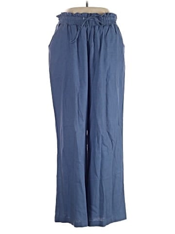 Happily Grey Linen Pants (view 1)