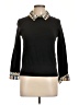 Alice + Olivia Black 3/4 Sleeve Blouse Size L - photo 1