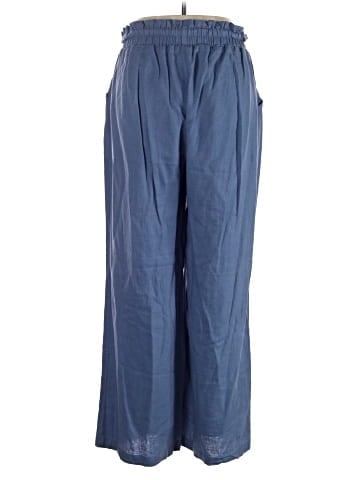 Happily Grey Linen Pants (view 2)