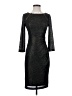 Cache Metallic Black Cocktail Dress Size S - photo 1