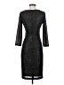 Cache Metallic Black Cocktail Dress Size S - photo 2