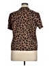 Unbranded Animal Print Brown Short Sleeve Turtleneck Size XL - photo 2