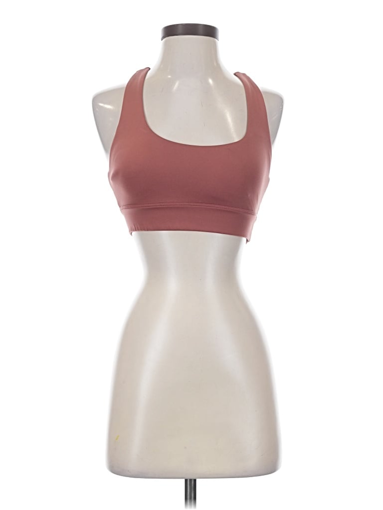 Pre-owned Vitality Tank Top Brown Halter Neckline Tops