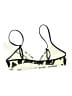 Solid & Striped Animal Print Ivory Swimsuit Top Size M - photo 2