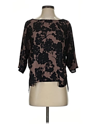 Paper Crown 3/4 Sleeve Blouse (view 1)