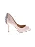 Badgley Mischka Pink Heels Size 6 1/2 - photo 1