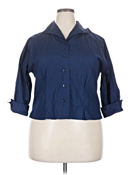 Assorted Brands 3/4 Sleeve Button-Down Shirt (view 1)
