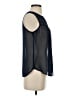 Lily White Blue Sleeveless Blouse Size S - photo 4