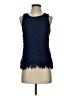 Saint Tropez West 100% Polyester Blue Sleeveless Blouse Size XS - photo 1
