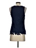 Saint Tropez West 100% Polyester Blue Sleeveless Blouse Size XS - photo 2