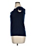 Shein Blue Sleeveless T-Shirt Size L - photo 5