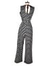 Eva Franco Polka Dots Black Jumpsuit Size S - photo 2