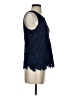 Saint Tropez West 100% Polyester Blue Sleeveless Blouse Size XS - photo 4