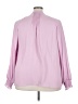 Torrid Pink Long Sleeve Blouse Size 3X Plus (3) - photo 2