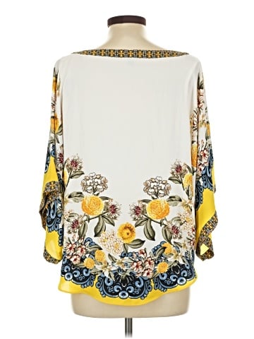 White House Black Market 3/4 Sleeve Blouse (view 2)