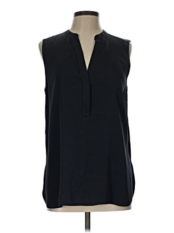 Vince. Sleeveless Silk Top (view 1)