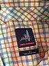 Johnnie-O Checkered-gingham Blue Long Sleeve Button-Down Shirt Size 10 - photo 3