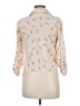 Love Notes 100% Rayon Floral Pink 3/4 Sleeve Blouse Size M - photo 2