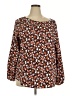 Amazon Essentials 100% Polyester Brown Long Sleeve Blouse Size XXL - photo 1