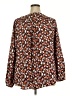 Amazon Essentials 100% Polyester Brown Long Sleeve Blouse Size XXL - photo 2