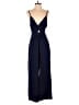 Luxxel 100% Polyester Solid Blue Jumpsuit Size M - photo 1