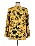 41Hawthorn 100% Polyester Yellow Long Sleeve Blouse Size XL - photo 2