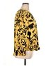 41Hawthorn 100% Polyester Yellow Long Sleeve Blouse Size XL - photo 4