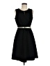 Calvin Klein Solid Black Casual Dress Size 8 - photo 1