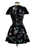 Style Keepers 100% Polyester Floral Black Cocktail Dress Size S - photo 2