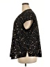 Monday Fun 100% Polyester Black Short Sleeve Blouse Size 2X - photo 5