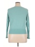 Halogen Teal Long Sleeve Top Size XL - photo 2