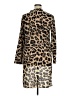 Shein Animal Print Tan Long Sleeve Blouse Size XL - photo 2