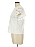 Main Strip Ivory Short Sleeve Top Size L - photo 5