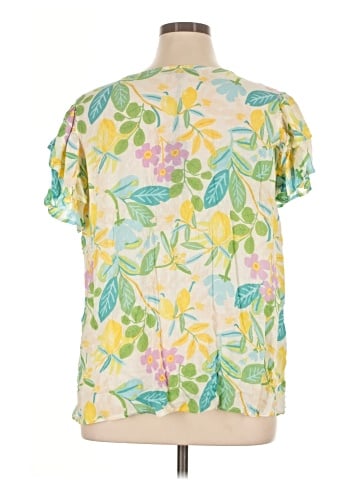 RACHEL Rachel Roy Short Sleeve Blouse (view 2)