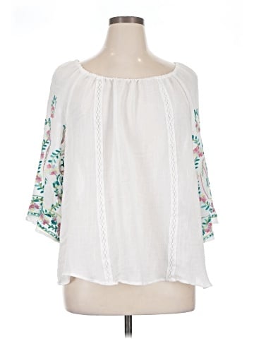 New Directions 3/4 Sleeve Blouse (view 1)