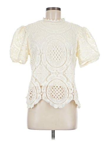 Ultra Pink Short Sleeve Blouse (view 1)