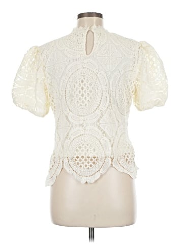 Ultra Pink Short Sleeve Blouse (view 2)