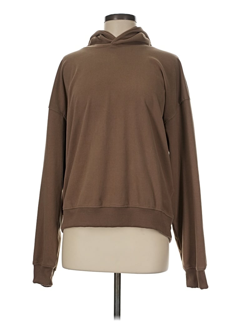 Pre-owned Assorted Brands Pullover Hoodie In Brown
