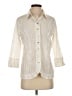 Renuar Ivory 3/4 Sleeve Button-Down Shirt Size 4 - photo 1
